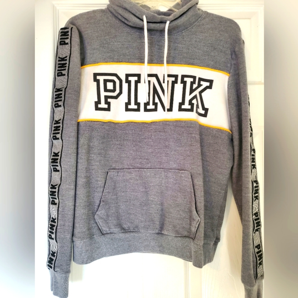 PINK cowl neck sweater